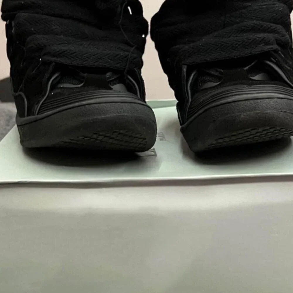Lanvin Curb Leather Sneaker - Picture 3 of 4